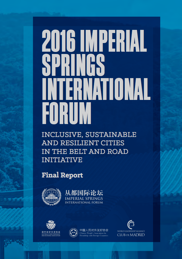 publicación 2016 Imperial Springs International Forum