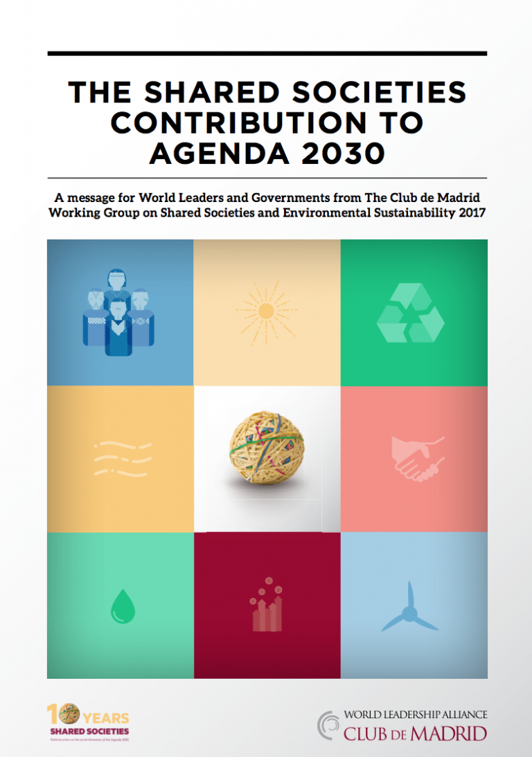publicación The Shared Societies Contribution to the Agenda 2030