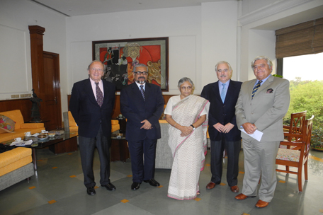 Meeting with Sheila Dikshit, Chief Minister of Government of the State of New Delhi