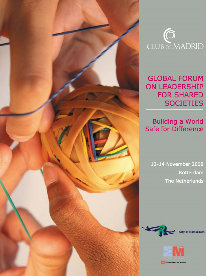 publicación Global Forum on Leadership for Shared Societies