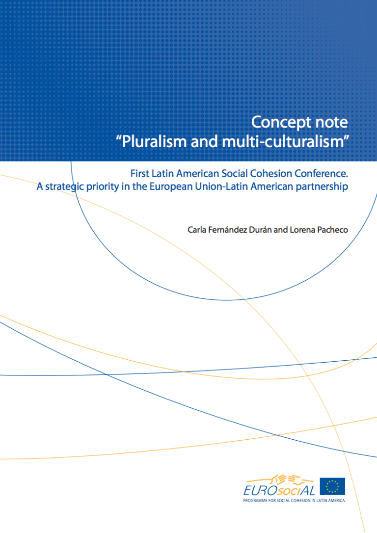 publicación Pluralism and Multiculturalism. Concept note