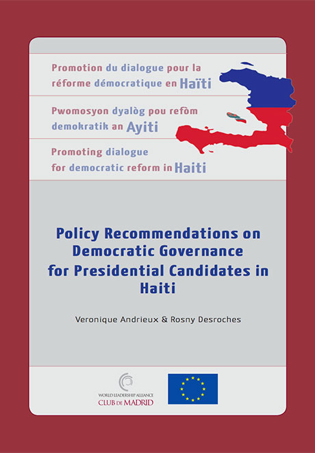 publicación Policy Recommendations on Democratic Governance for Presidential Candidates in Haiti