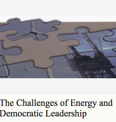 publicación The challenges of energy and democratic leadership