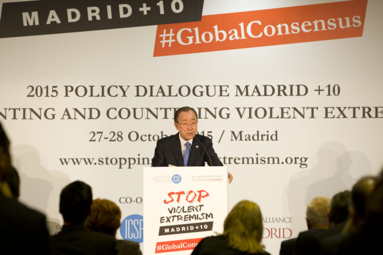 Ban Ki-Moon calls for a #GlobalConsensus in the fight against terrorism and violent extremism