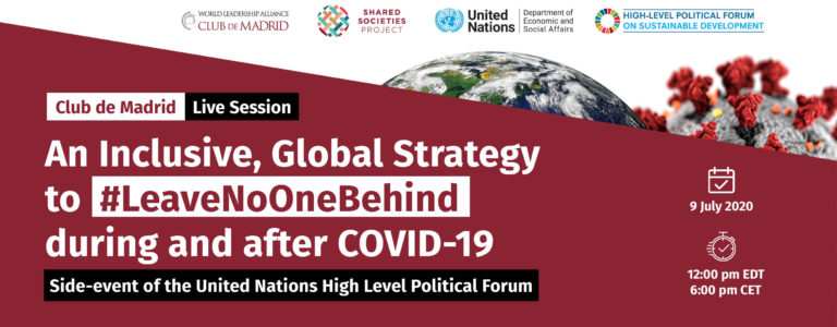 Live Session: An Inclusive, Global Strategy to #LeaveNoOneBehind during and after COVID-19