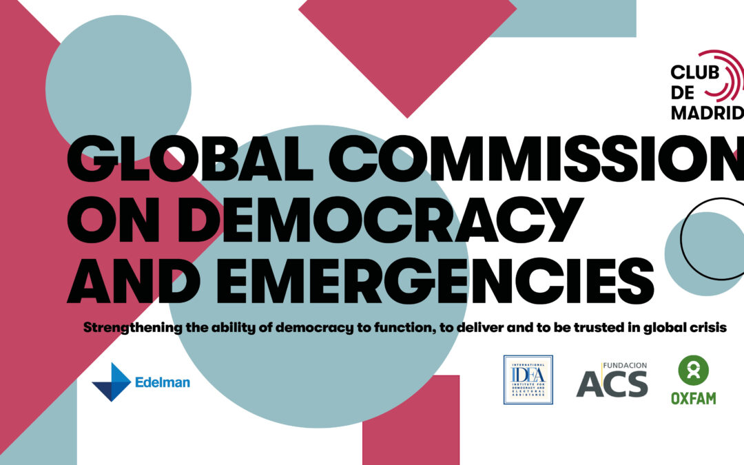 Just released: Final report from Club de Madrid’s Global Commission on Democracy and Emergencies