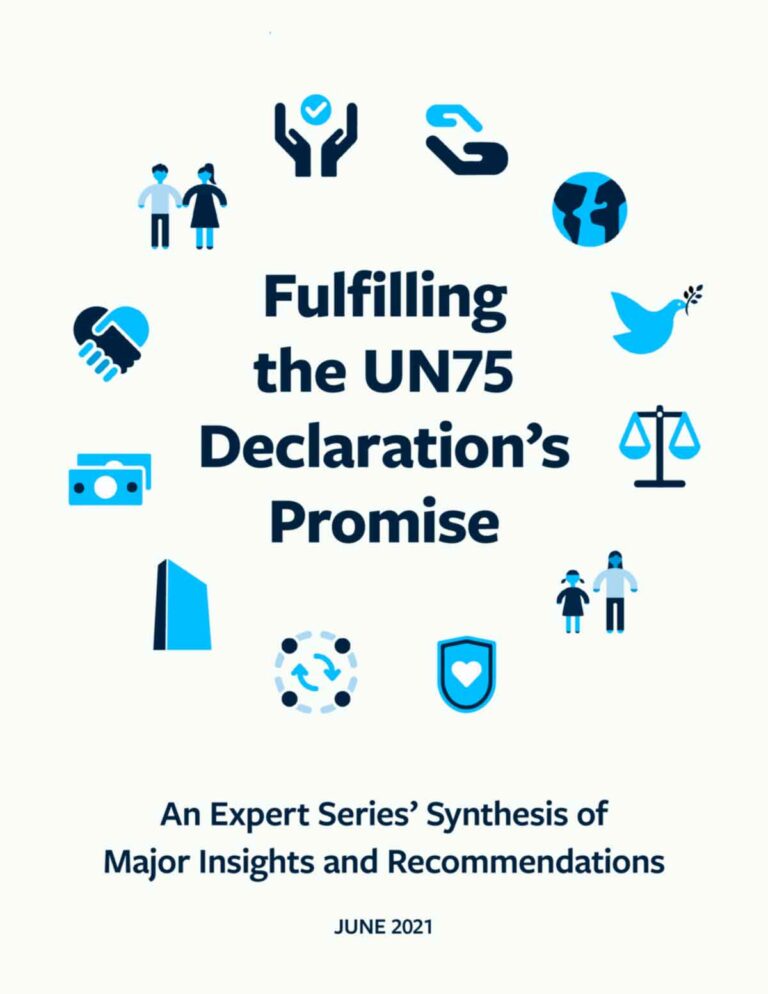 publicación Fulfilling the UN75 Declaration Promise