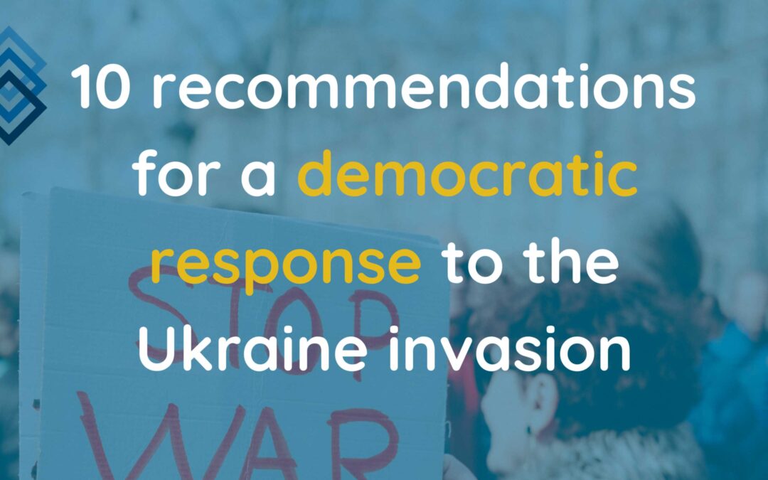 10 recommendations for a European response to the Ukraine invasion