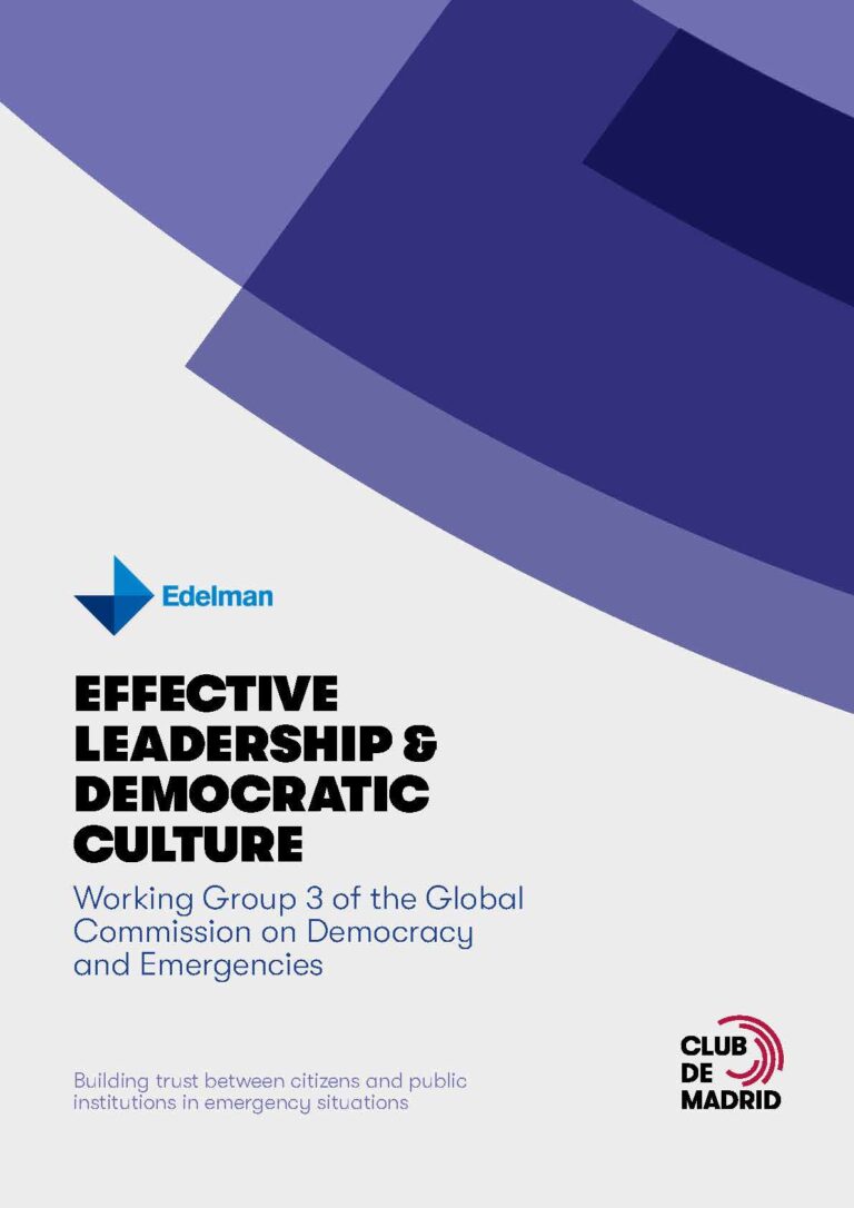 publicación Effective Leadership and Democratic Culture