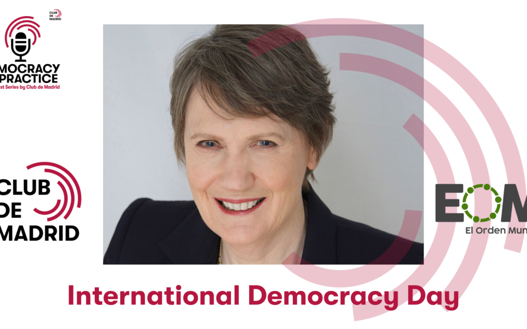 Club de Madrid commemorates International Day of Democracy with a conversation with Helen Clark on the Mega Crisis