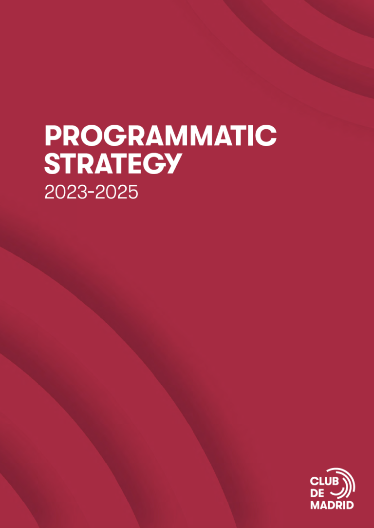 publicación Programmatic Strategy 2023-2025