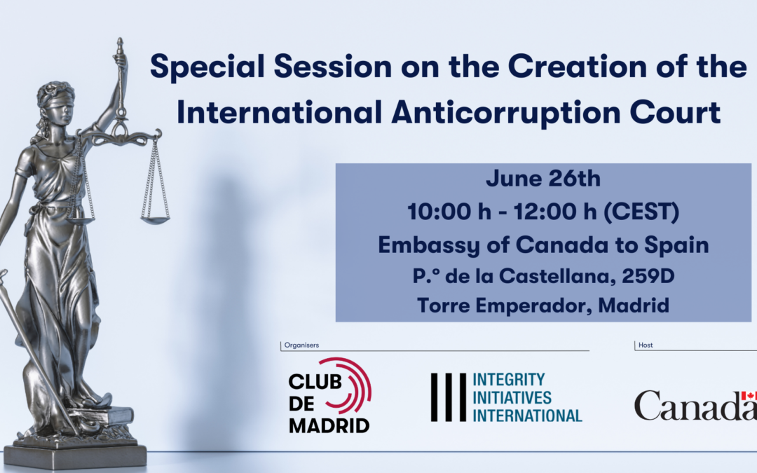 Special Session on the Creation of the International Anti Corruption Court