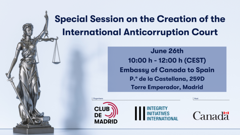Special Session on the Creation of the International Anti Corruption Court