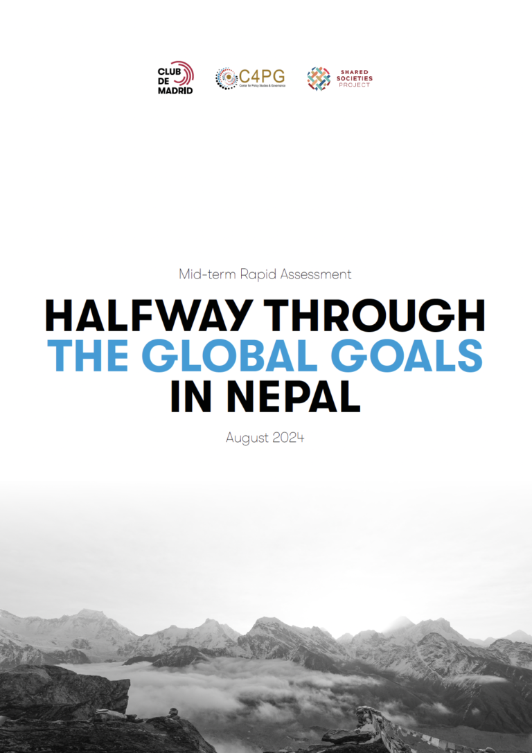 publicación Mid-term Rapid Assessment: Halfway Through the Global Goals in Nepal