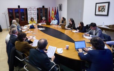 Laura Chinchilla meets with the press in Madrid as President of Club de Madrid