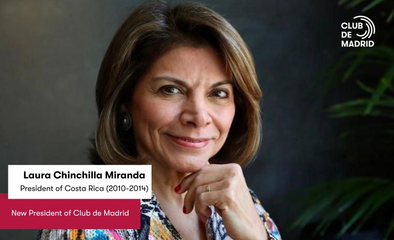 Laura Chinchilla assumes Presidency of Club de Madrid