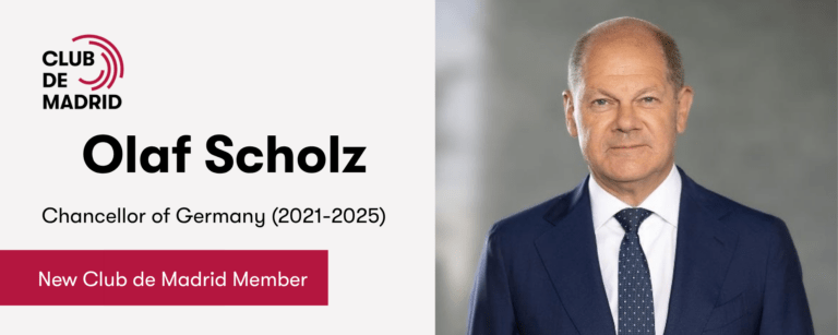 Olaf Scholz, New Member of Club de Madrid