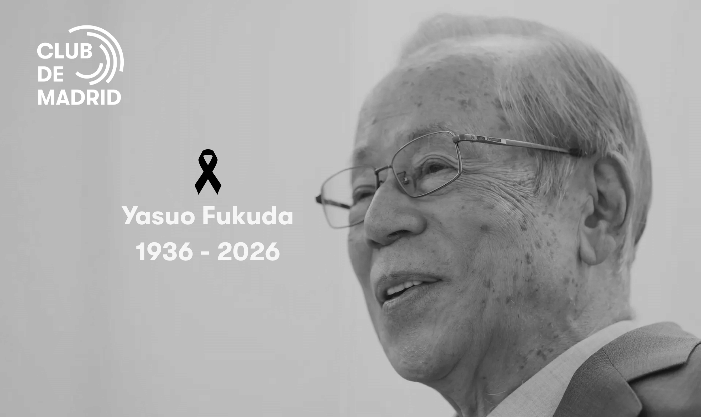 Club de Madrid Mourns the Passing of Its Member Yasuo Fukuda