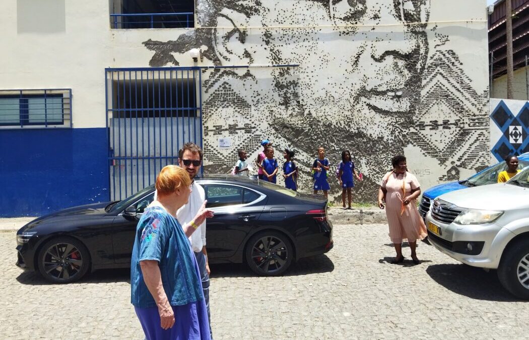 Tarja Halonen visited Cape Verde to fight against gender based violence